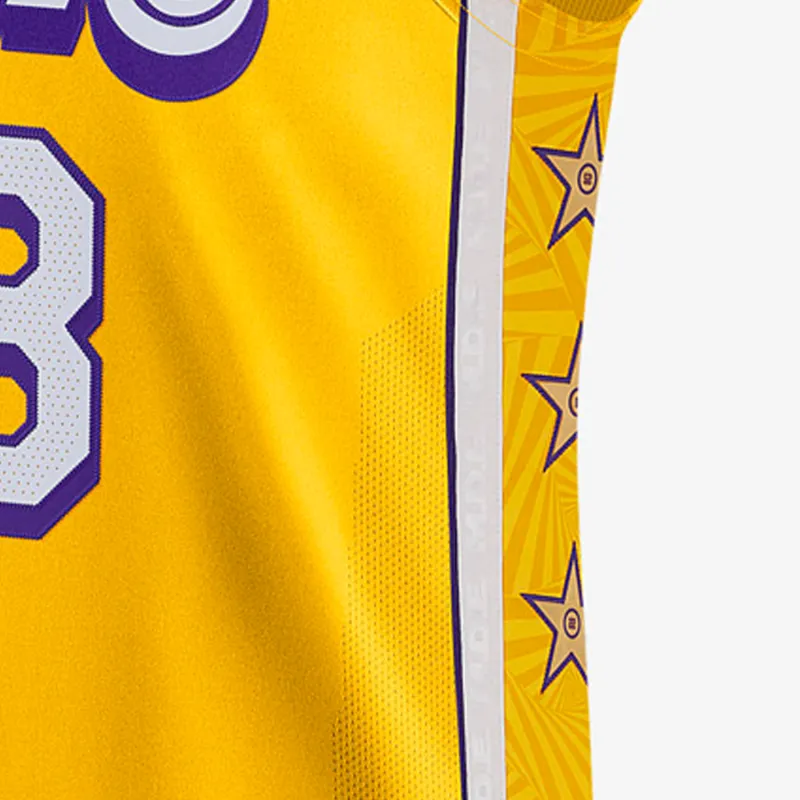 Nike Basketball Jerseys AU Player Edition 2019 2020 Los Angeles Lakers LeBron James LeBron James Men's Yellow-4