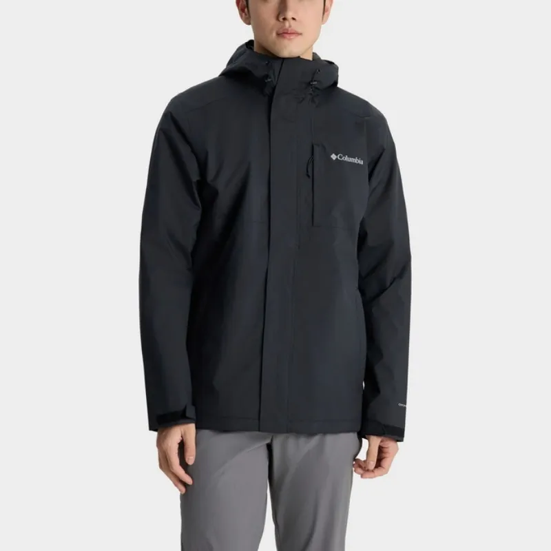 Columbia CABOT TRAIL Water-Resistant Windproof Breathable Wear-Resistant Lightweight Windbreaker Jacket Unisex Black-1