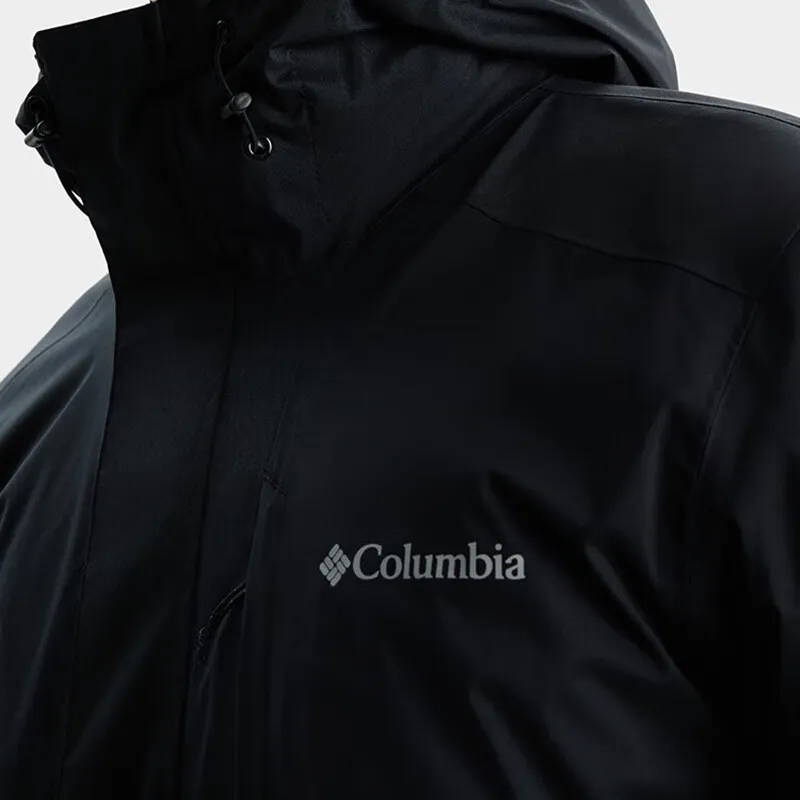 Columbia CABOT TRAIL Water-Resistant Windproof Breathable Wear-Resistant Lightweight Windbreaker Jacket Unisex Black-4