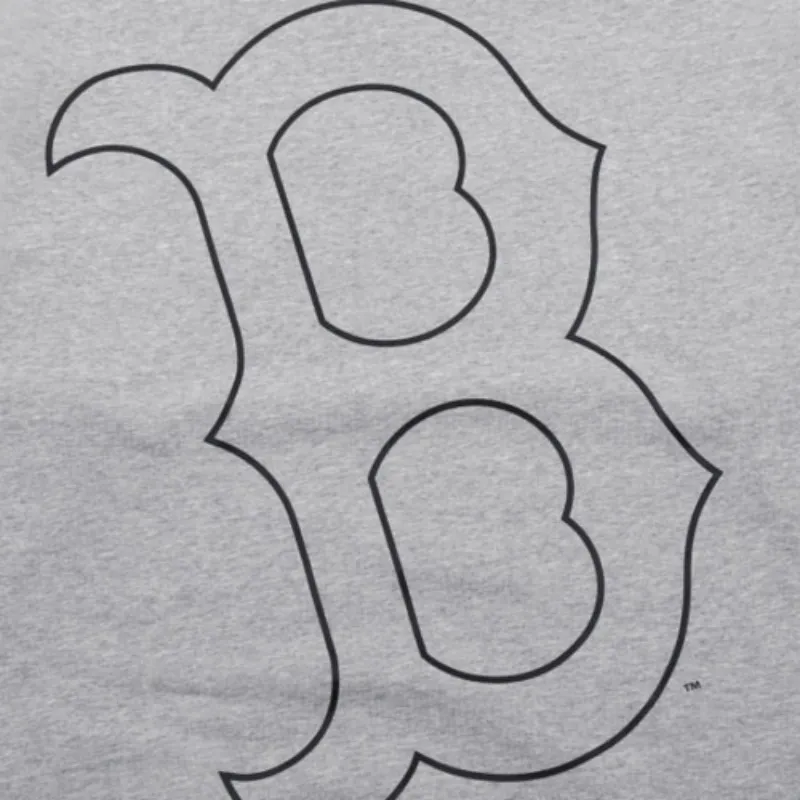 MLB Boston Red Sox Sweatshirts Unisex Gray-4