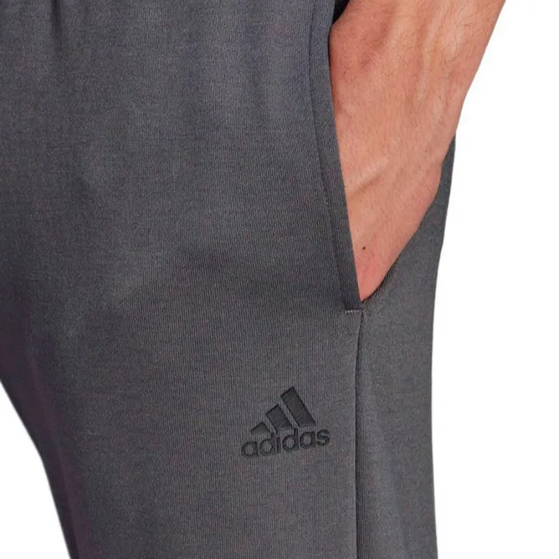 Adidas Knitted Sweatpants Men Light Gray-4