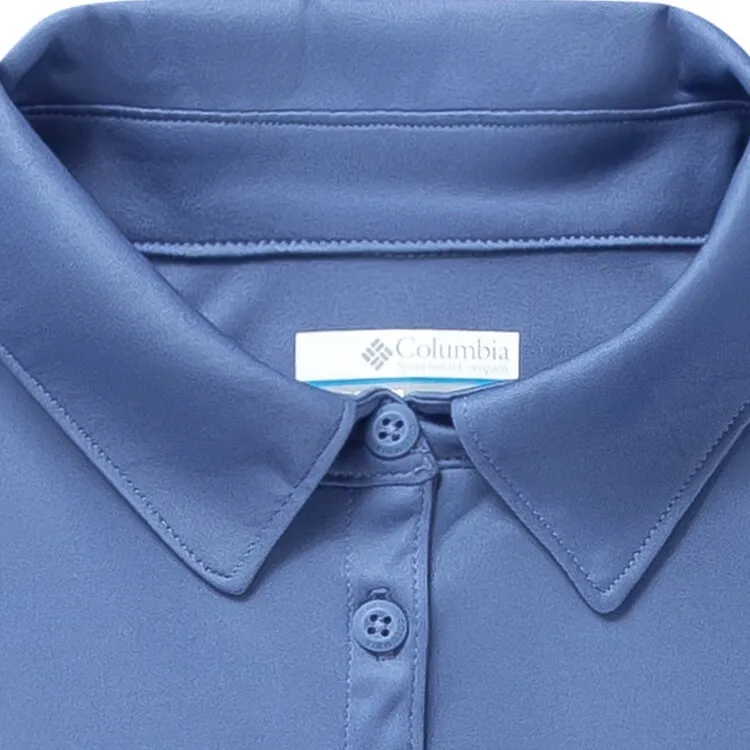 Columbia Fishing Collection Tidal Polo Shirt Women's Blue-2