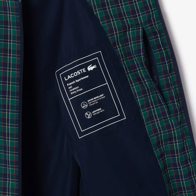 LACOSTE Jackets Coats Men's Marine Blue/White-4