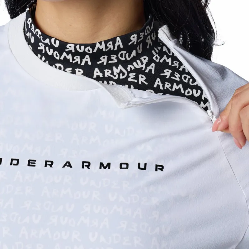 Under Armour FW24 Drive Wind Golf Apparel Women's White/Black-3