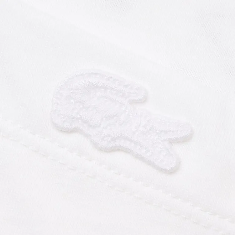 LACOSTE Summer Vitality Series T Shirts Unisex White-4