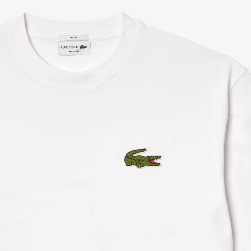 LACOSTE Logo appliquéd T shirt-4