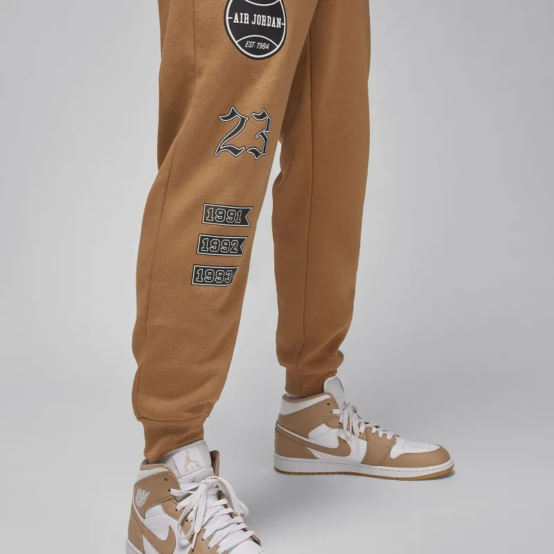 Jordan Essentials Knitted Sports Pants Men's Brown-4