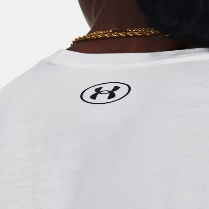 Under Armour T Shirts Men White-3