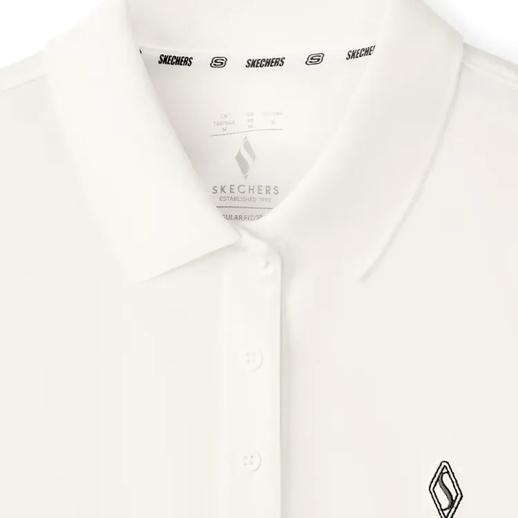 Skechers Polo Shirt Women's Marshmallow White/0074-2