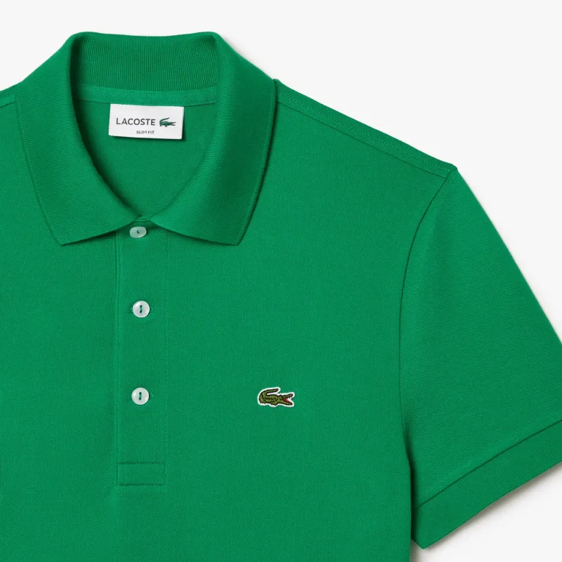 LACOSTE SS25 Polo Shirt Men's Fluorescent Stone Green-1