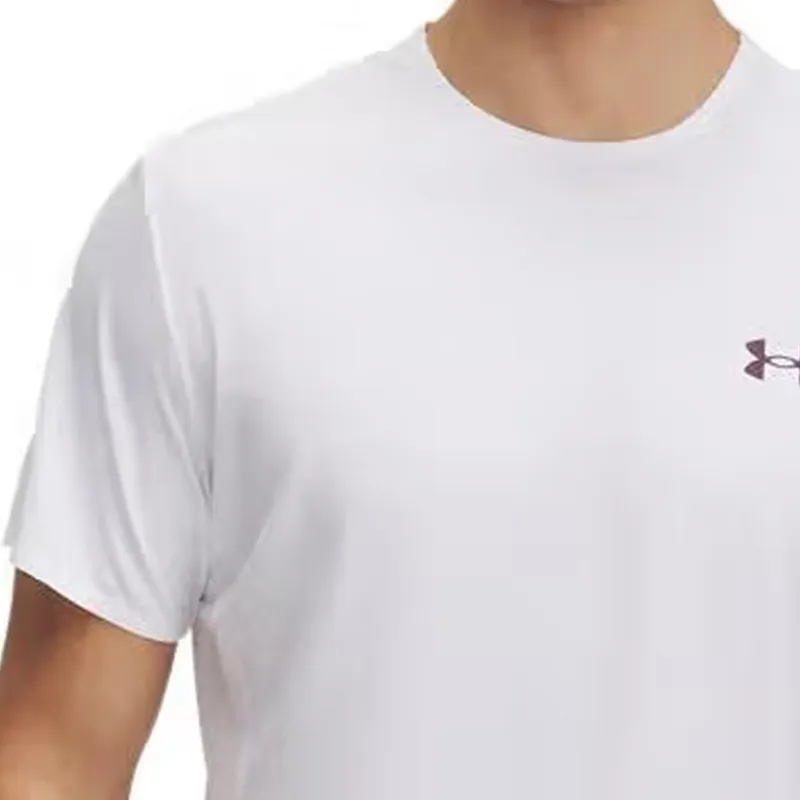 Under Armour RUSH Vent T Shirt Men's White-3