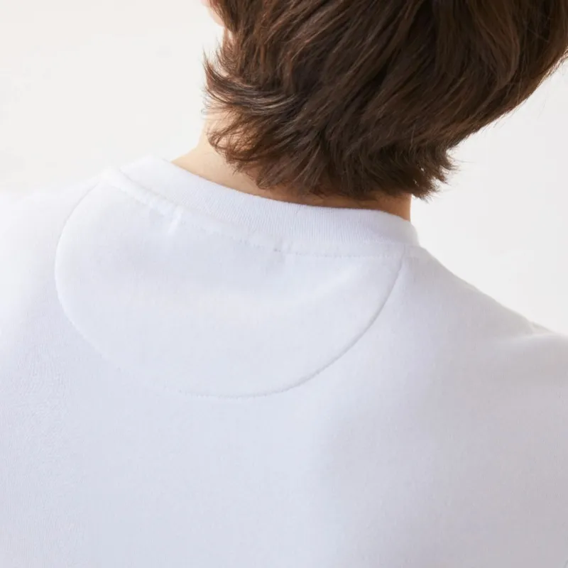 LACOSTE Sport Cotton Blend Fleece Sweatshirt Men's White-2