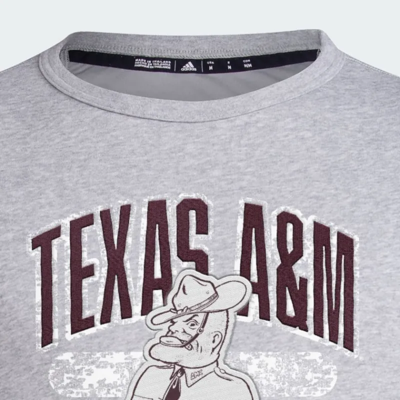 Adidas Originals Free Shipping With AdiClub Texas A&M Long Sleeve Sweatshirt-2