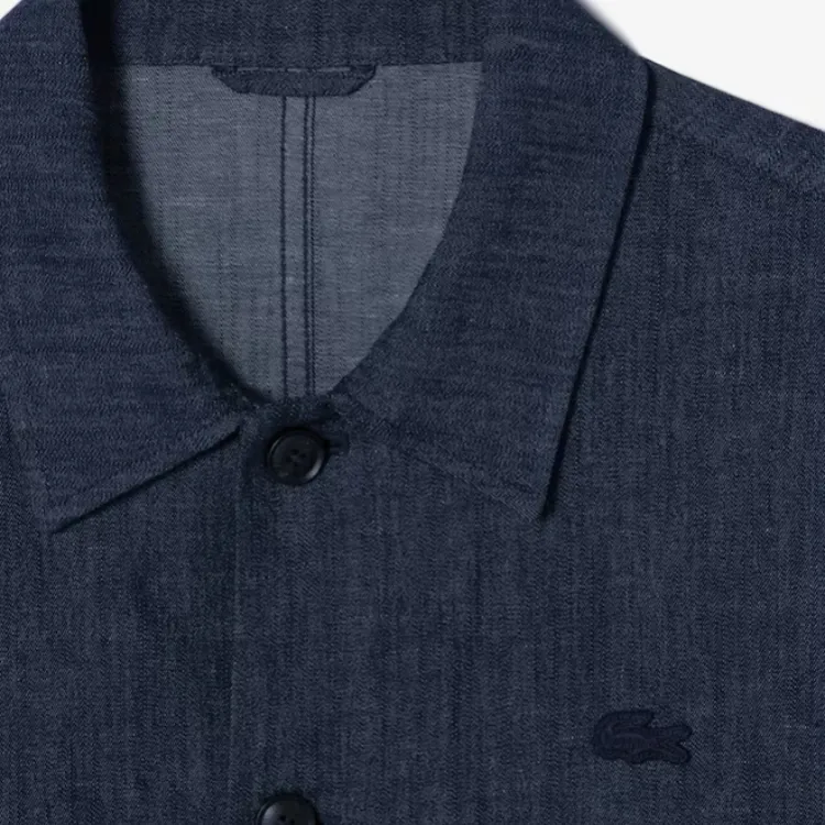 LACOSTE Jackets & Coats Men's Marine-1