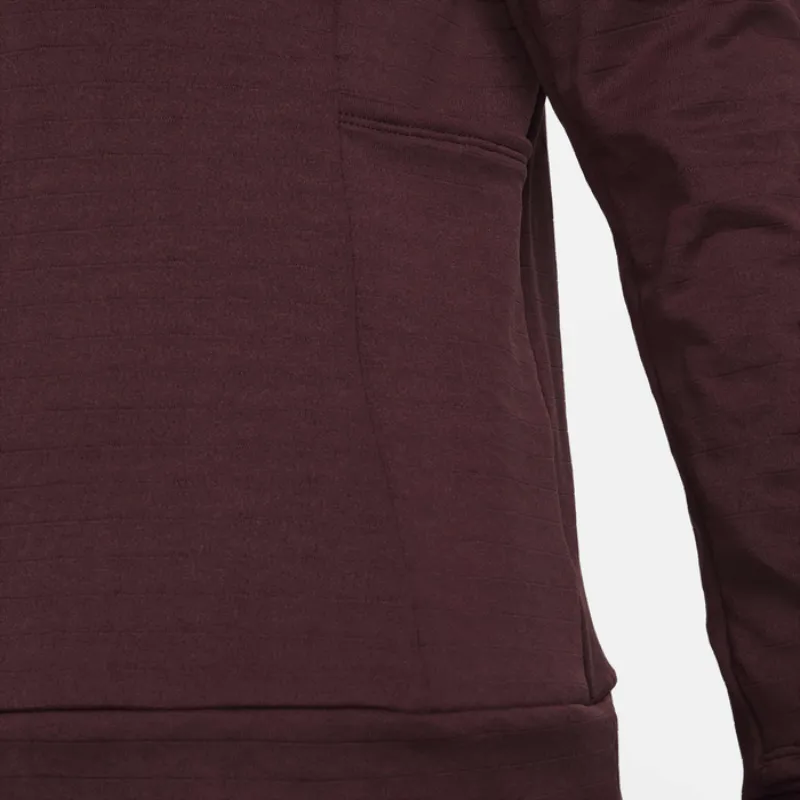 Nike Therma FIT T Shirt Women's Burgundy-4