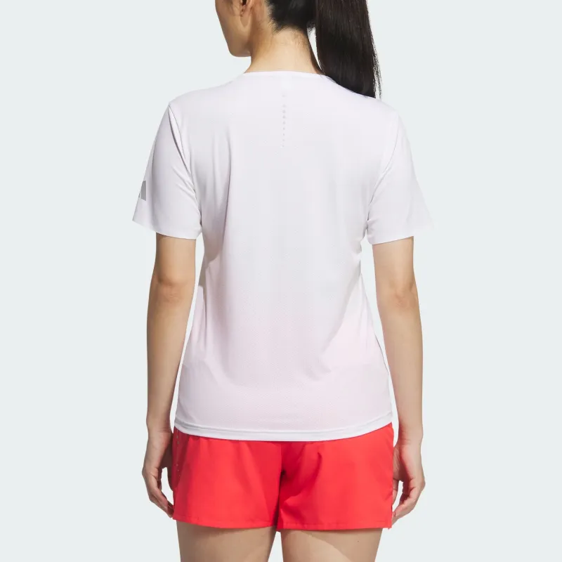 Adidas COLD.RDyClimacool Regular T Shirt Women's White/Dark Silver Gray-3