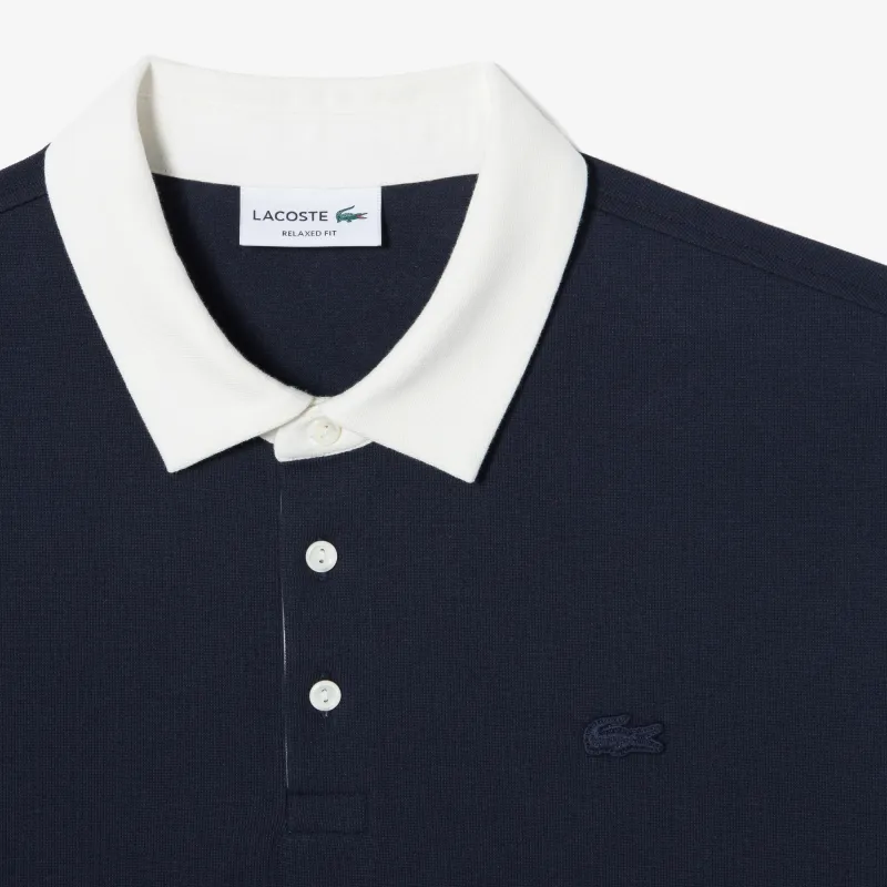LACOSTE Polo Shirt Men's Dark Blue-4