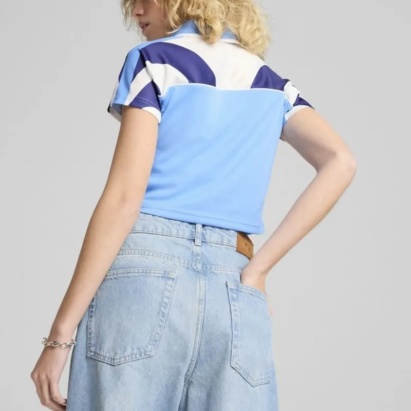 PUMA Polo Shirts Women's Blue-3