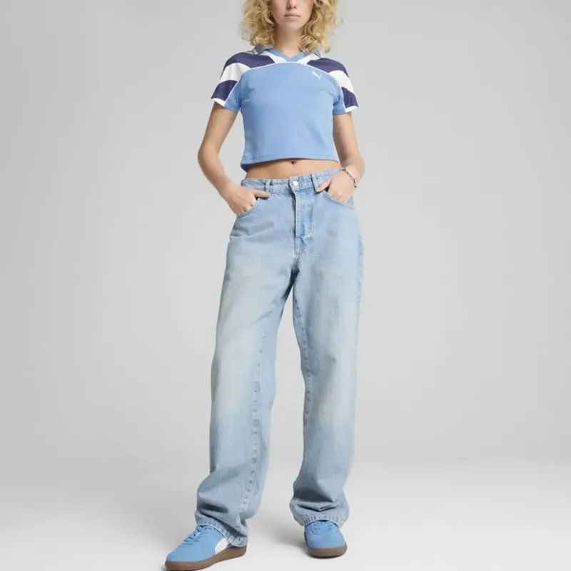 PUMA Polo Shirts Women's Blue-4