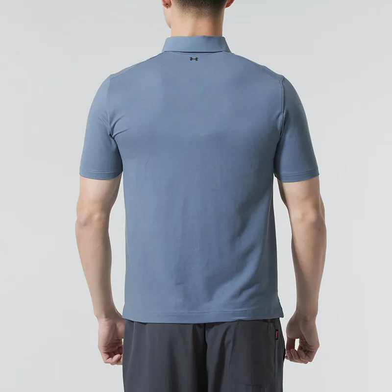 Under Armour Tour Tour Tips Polo Shirt Men's Grit Ash-4