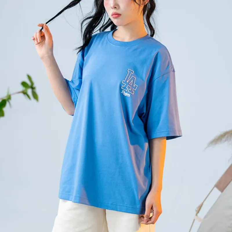MLB SS24 Set-in Sleeve T-Shirt Unisex Blue-3