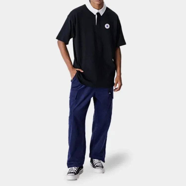Converse Polo Shirt Men's Black-4