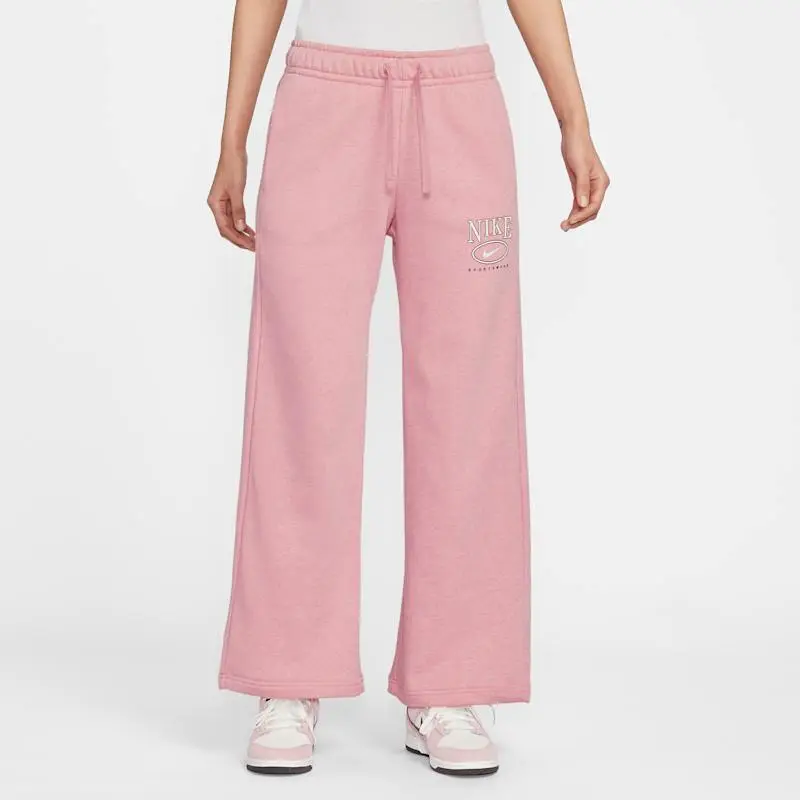 Nike Knitted Sports Pants Women's Pink-2