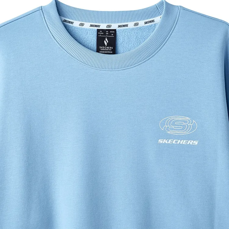 Skechers Sweatshirt Unisex Glacier Lake Blue-1