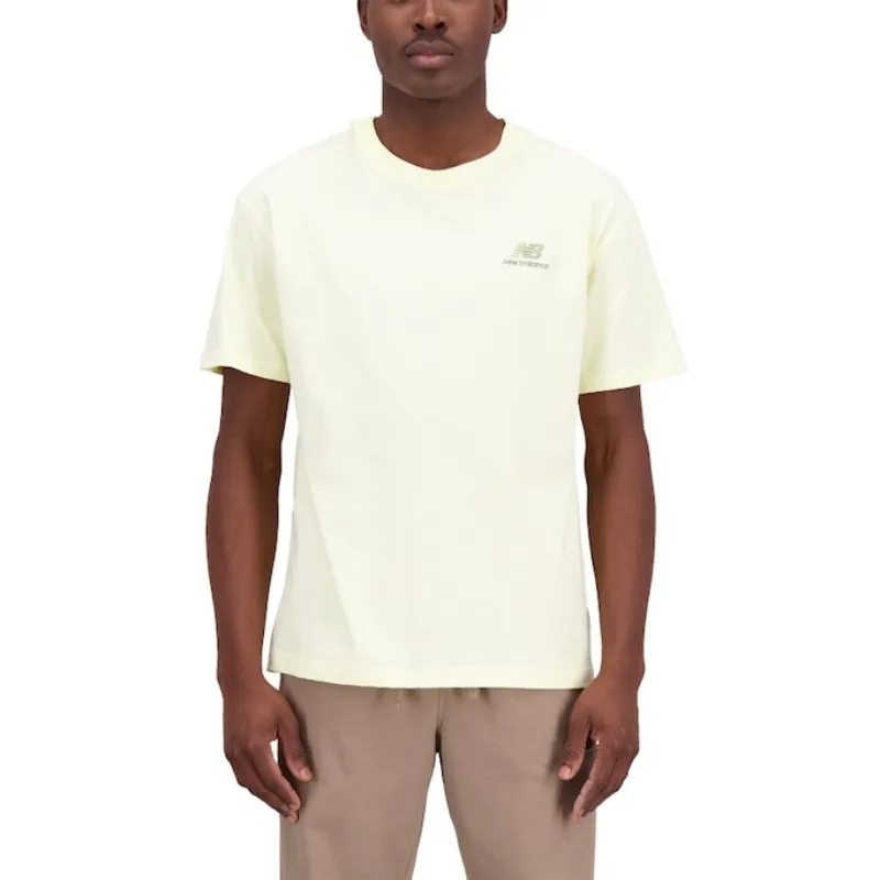 New Balance Set-in Sleeve T-Shirt Unisex Yellow-2