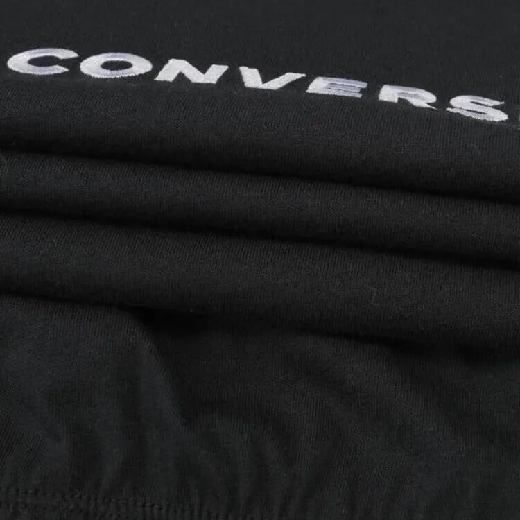 Converse Crop Tops Women's Black-3
