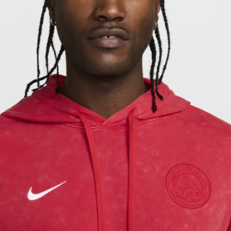 Nike Paris Saint Germain Club Men's Nike Soccer French Terry Pullover Hoodie-2