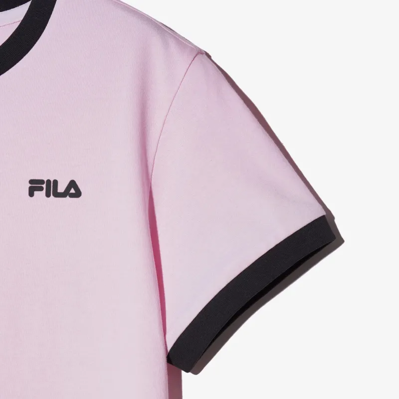 FILA Regular T Shirt Women's Pink-3