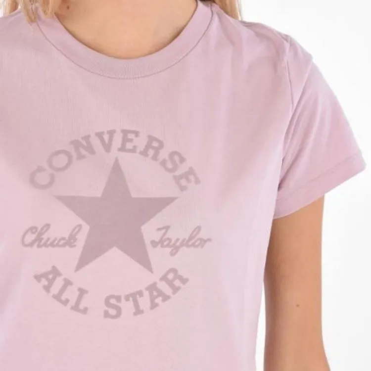 Converse T-Shirts Women's Pink-3
