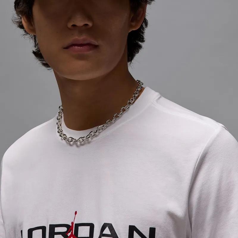 Jordan Air T Shirts Men White-3