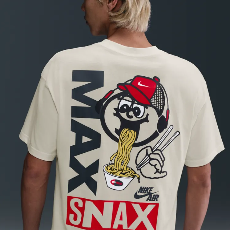 Nike Sportswear AS U NSW TEE M90 OC SOLE FOOD T Shirt Men's White-4