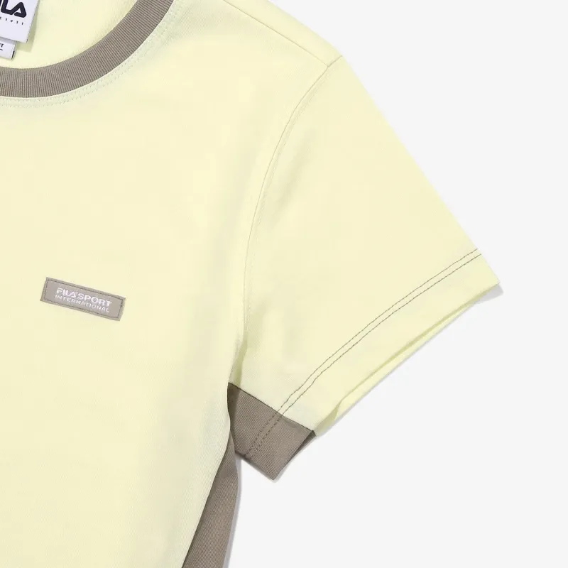 FILA T Shirt Women's Earth Yellow-3