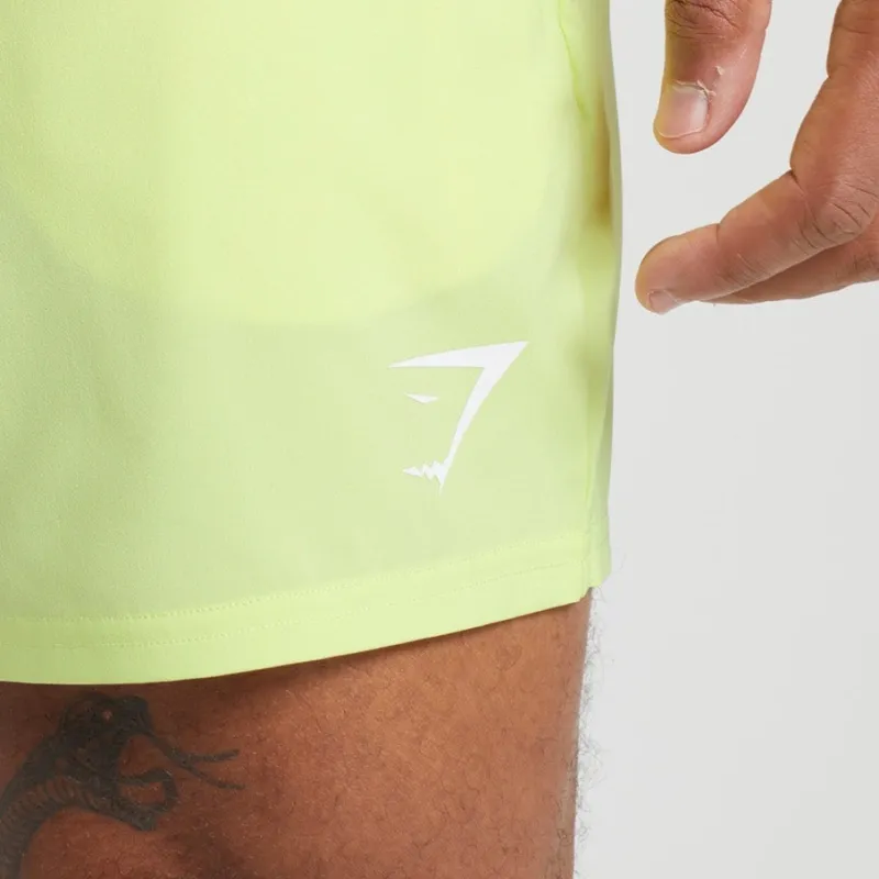 GYMSHARK ARRIVAL 5' SHORTS Casual Shorts Men's Firefly Green-3