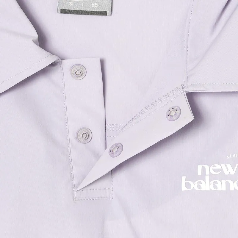 New Balance Polo Shirt Women's Light Purple-4