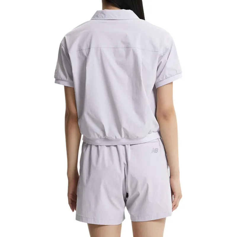 New Balance Polo Shirt Women's Light Purple-3