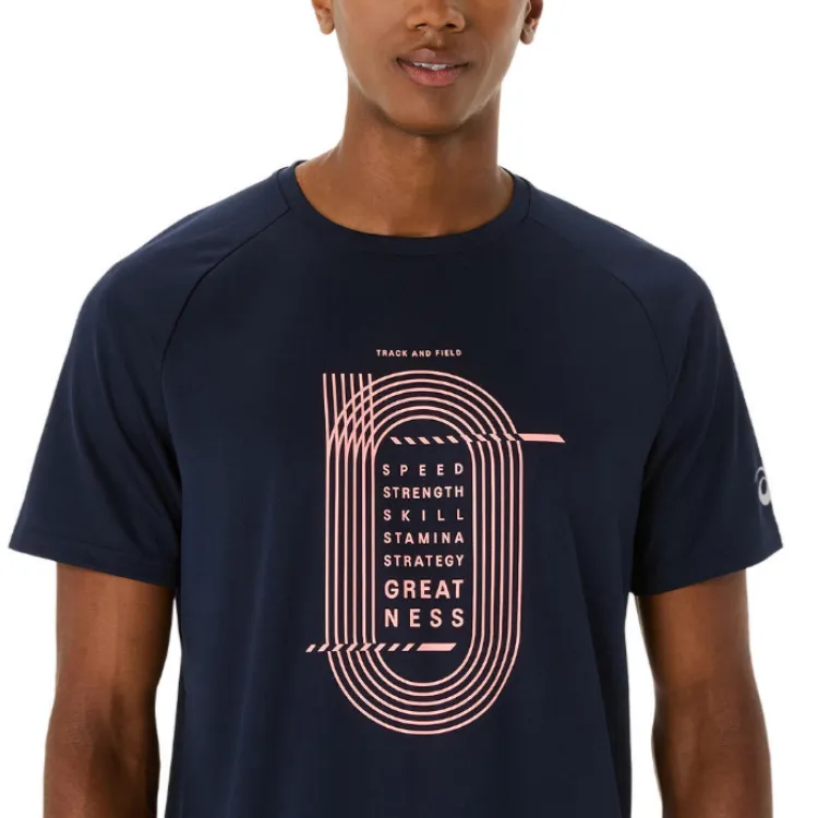 Asics T Shirt Men's Midnight Blue-4
