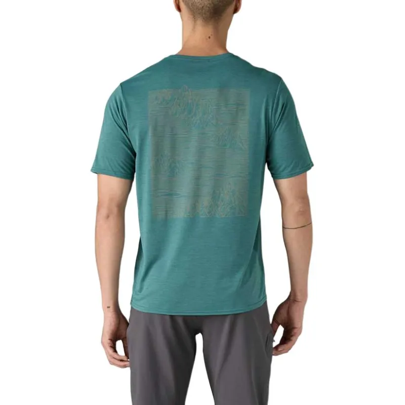 Patagonia T Shirt Men's Wetland Blue-3