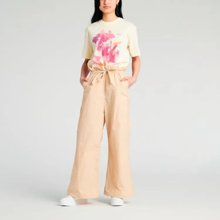PUMA Regular T Shirt Women's Cream Vanilla 33-4