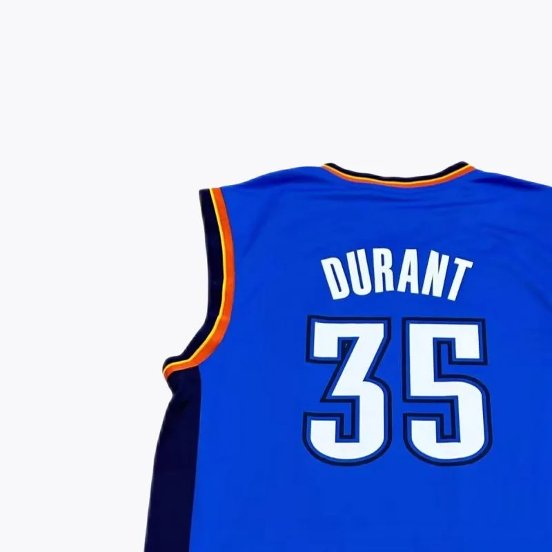 Adidas x NBA Oklahoma Thunder KD Basketball Jersey Unisex Blue-3