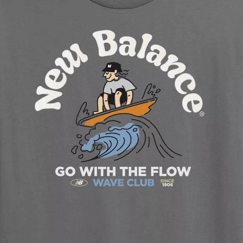 New Balance SS25 Big Wave T Shirt Men's Castle Rock-2