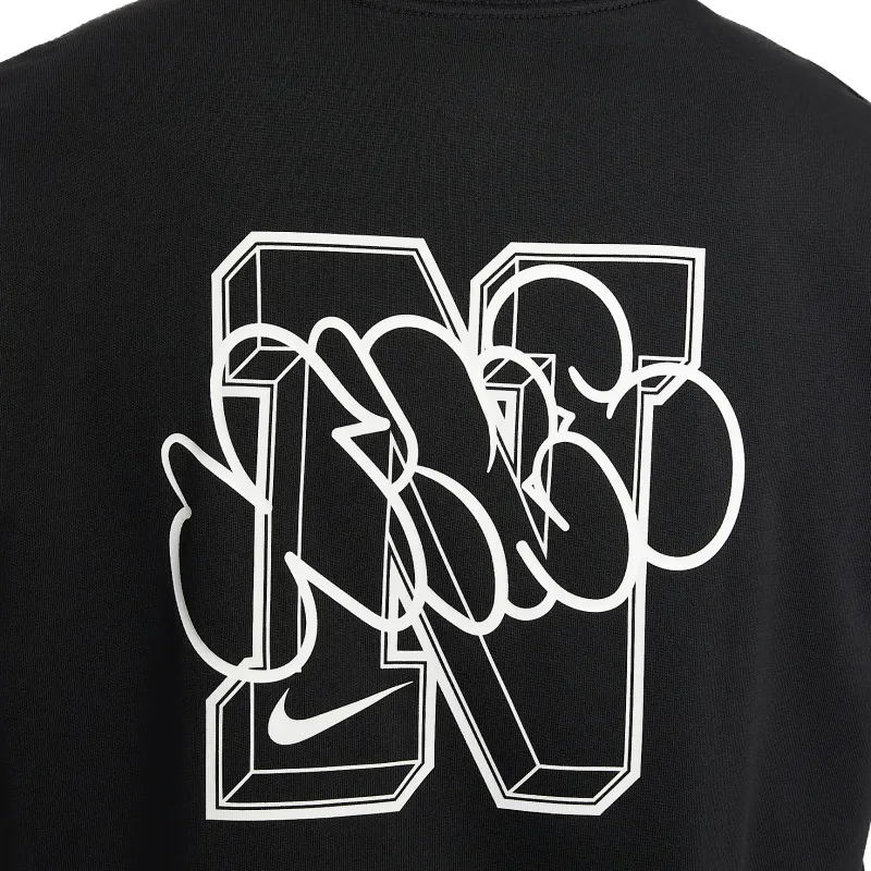 Nike T Shirts Men Black-3