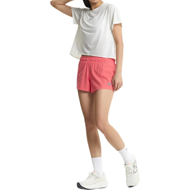 New Balance Sports Shorts Women's Pink-3