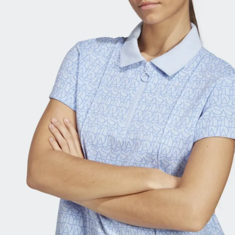 Adidas Short-Sleeved Dresses Women's Blue-4
