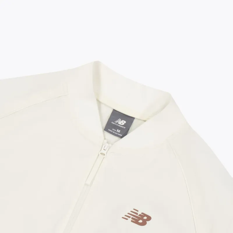 New Balance Baseball Jacket Women's Ivory White-3