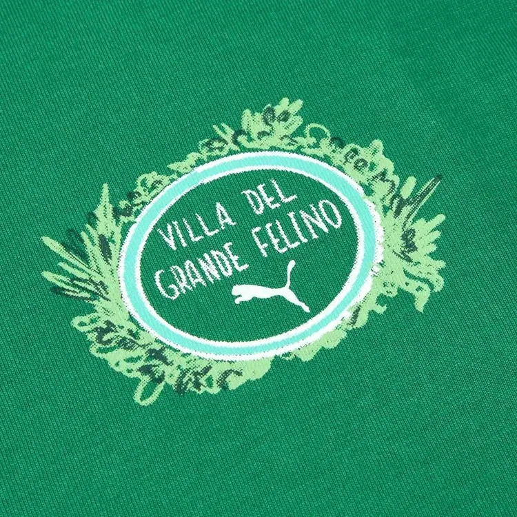 PUMA GRAPHICS SS25 T Shirt Unisex Green-3