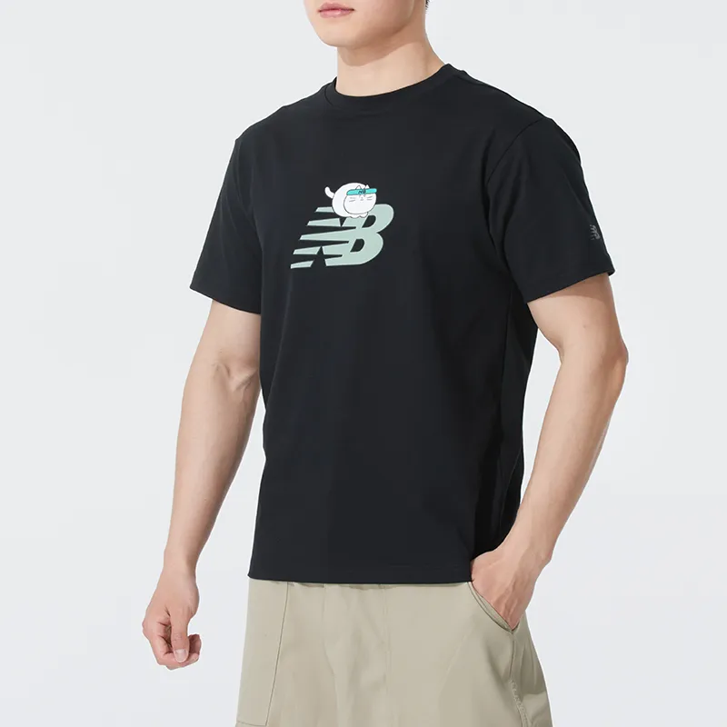New Balance T Shirt Unisex Black-4